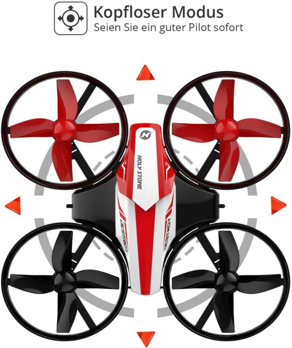 21 Min Automatische Höhenhaltung,360 Flip,Headless Modus Ideal für Anfänger Mädchen Holy Stone HS210 Mini Drohne für Kinder Lange Flugzeit RC Quadrocopter Helikopter Ferngesteuert mit 3 Akkus